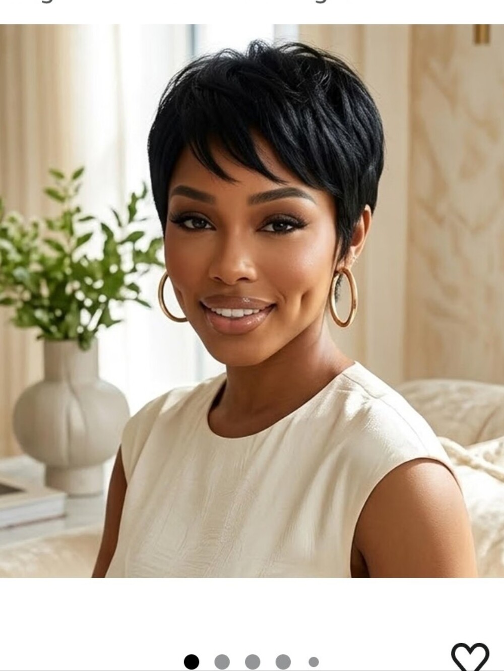 Pixie Cut Wigs Human Hair Glueless